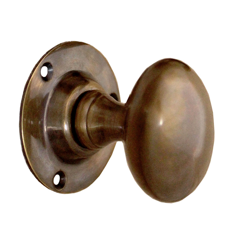 Oval Door Knob – SPIRA BRASS
