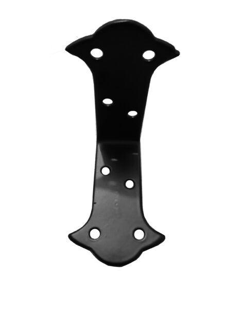 Black Butterfly Iron Corner Angle Plate Door Hardware