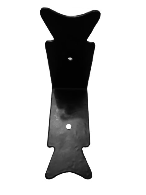 Black Bat Corner Angle Plate Door Hardware