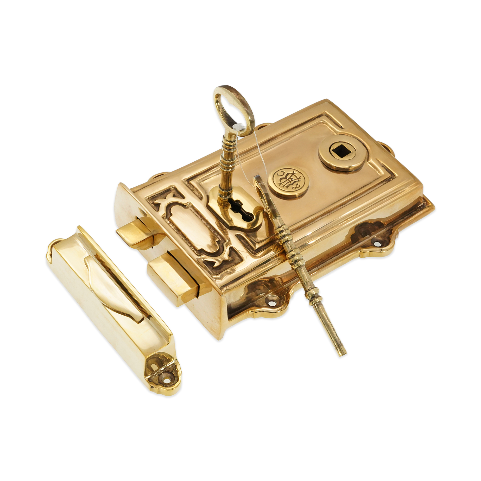 Fluted Epoxy Black Rm Lock Latch Set – Tradtonal Key Lockng Securty For Nternal And - View #6
