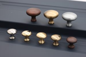 Different types of door knobs.