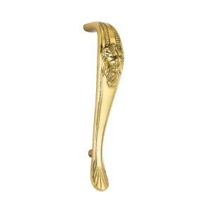 Cabinet Handle - Spira Brass