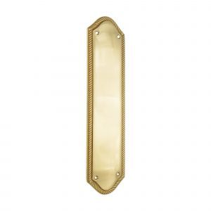Finger Plate - Spira Brass