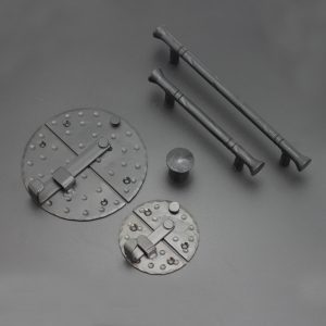 Front Door Hardware Black Smith Range - Spira Brass