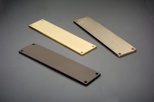 Front Door Hardware Door Plates - Spira Brass